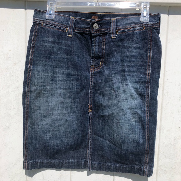 7 For all mankind Denim Skirt - Picture 1 of 4